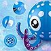 Sprinkler for Kids Inflatable Octopus Water Toys with 6 Rings, Summer Outdoor Toys Backyard Water Spray Sprinkler Fun Pool Toys for 3 4 5 6 Years and Up Boys Girls Gifts