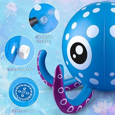 Stunning Oktopus-Sprinkler: Bestes Sommer-Spielzeug für Kinder – Bild 6