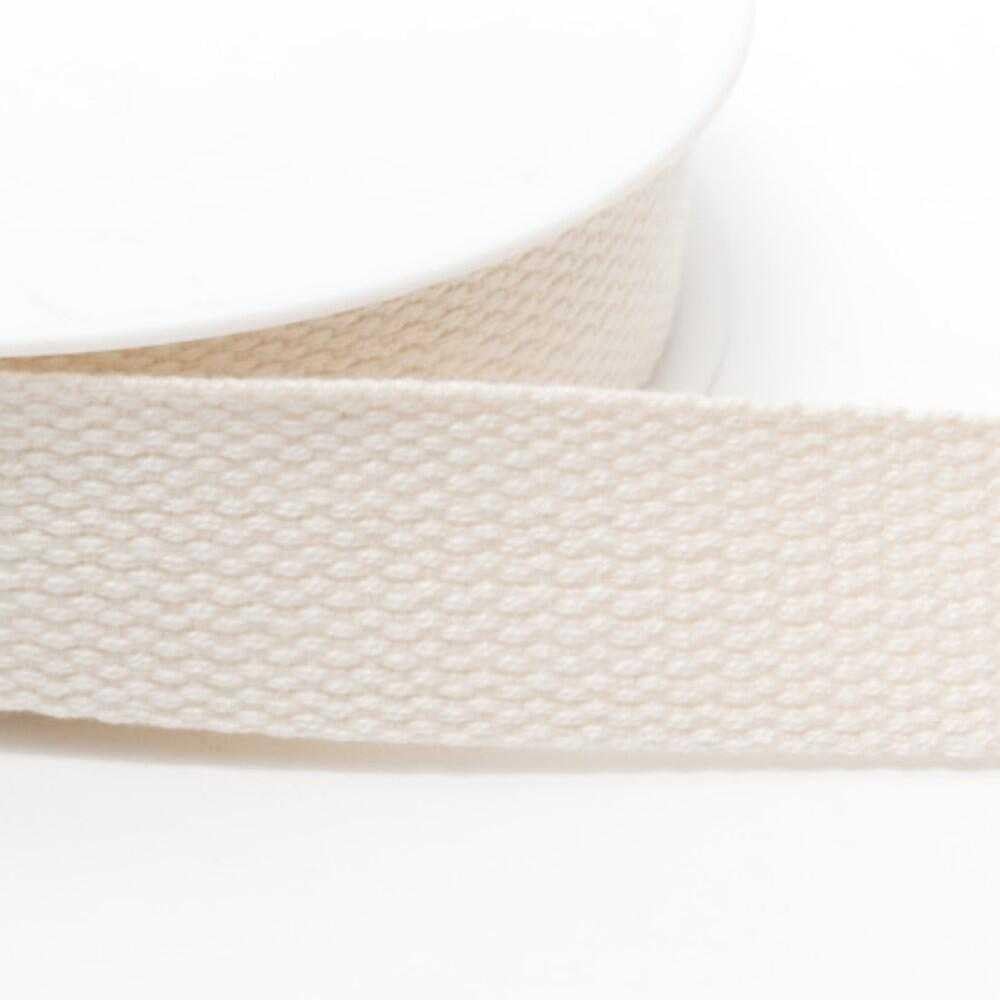 30mm Cotton Webbing 1.5mm Thick Bag Handle Etc 36 Color Buy 1 2 or 4 Metres 920D, 046 Ivory, 4 Metres โ image 1