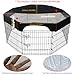 Dog Playpen Cover Octagonal Dog Pen Cover Sun Proof Top Dogs Crate Breathable Playpen Fits All 24