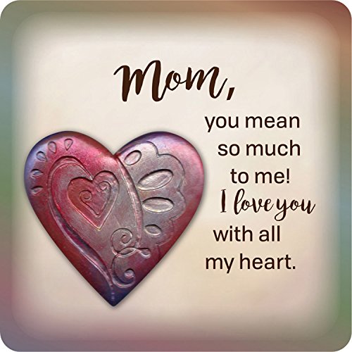 Faithworks Heart Magnetic Plaque, Mom
