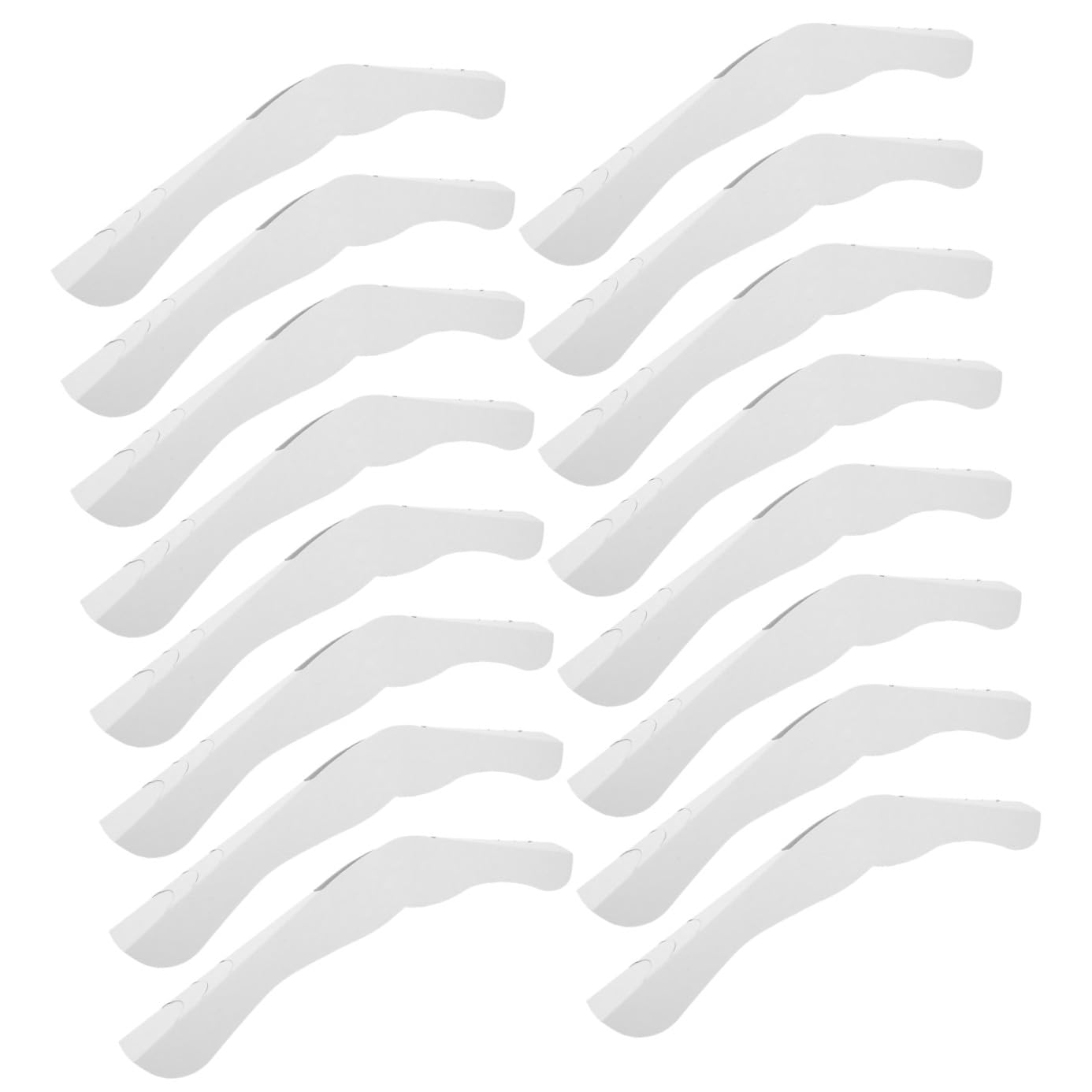 Épaulières en papier blanc Gadpiparty pour cintres de costume fins