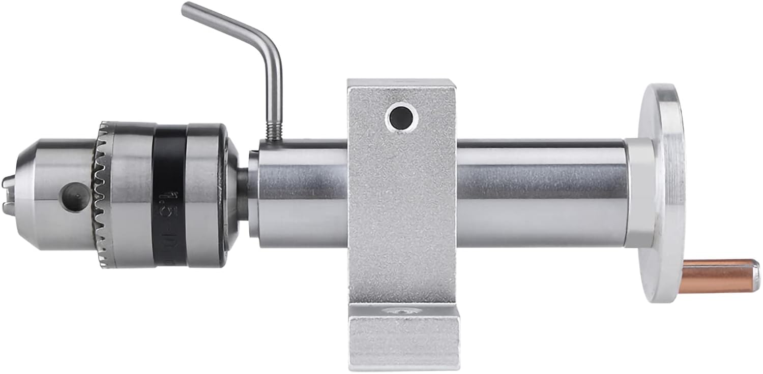 Revolving Centre for Mini Lathe Machine, Precise Live Centre with Adjustable Holding Depth, Steel Construction - Durable and Compact, Easy Installation for DIY Woodworking