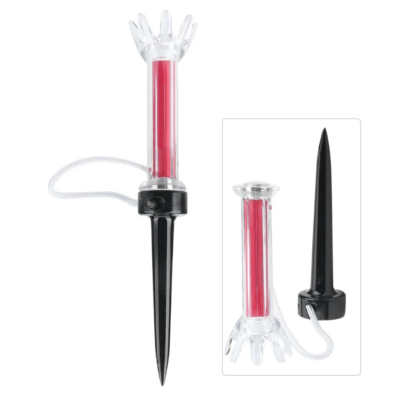 Golf Tee 79mm/90mm 5 stücke Golf Tees Kunststoff Step Down Golf Ball Tee-Halter Golf Training Praxis Tees FüR Einen Idealen Abschlag