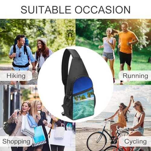 Mochila tipo bandolera deportiva para senderismo y uso casual miniatura 6
