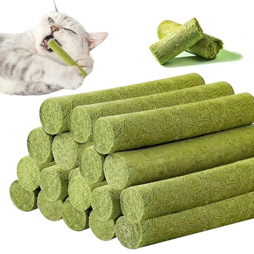WANDGU 120 g Dolcetti all'erba al gatto: Bastone s d'erba al gatto, Dolcetti liofilizzati per gatti, Bastone s di dentizione all'her be a cha t, Bastone t s a Mordere in Her be a ch at