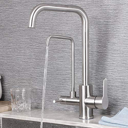 Mitigeur cuisine 3 voies pour supprimer les bouteilles et filtrer l'eau