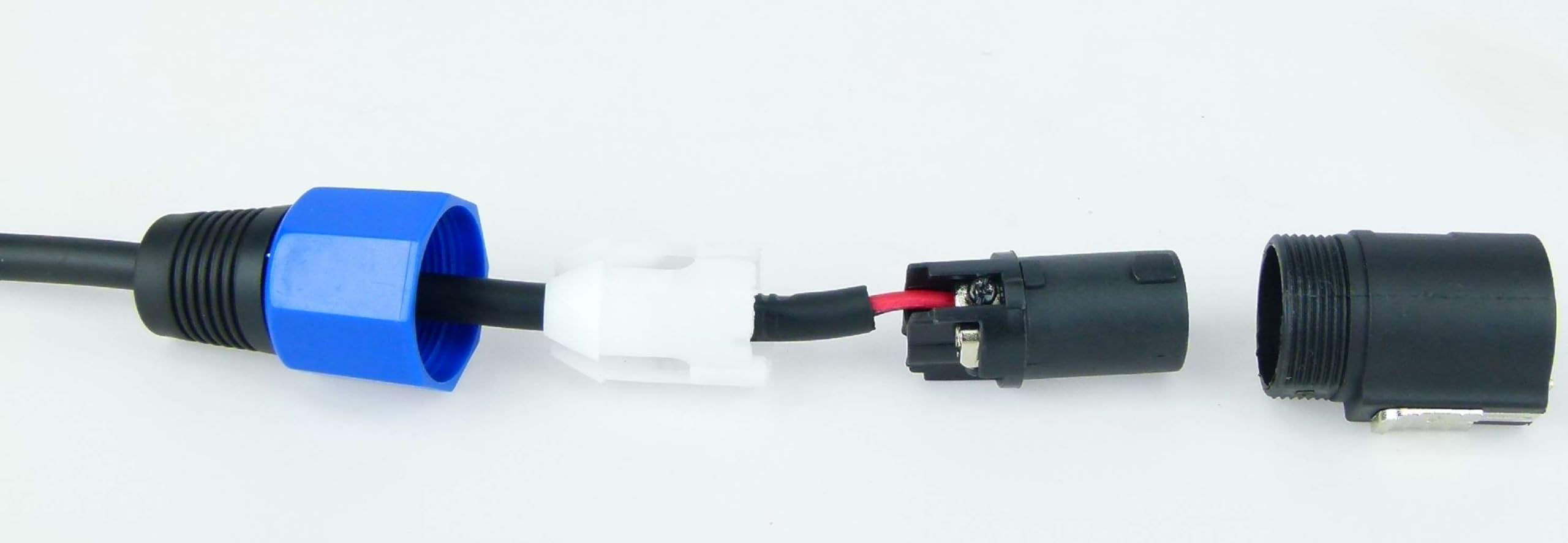 Paccs 1 x 15 m Verlängerungskabel Lautsprecherkabel, Speakon Stecker 4 pol, PA Boxenkabel 2 x 1.5mm² Verlängerung
