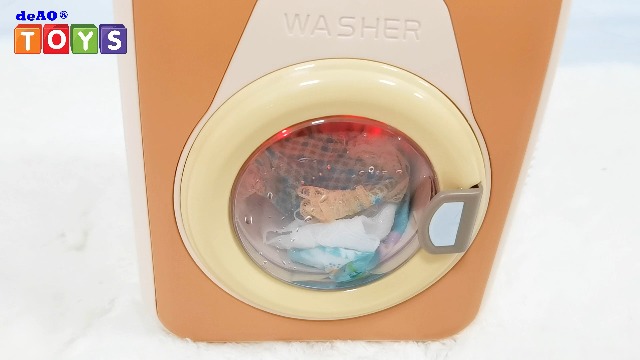 DeAO Machine A Laver Enfant,Électroniques Machine À Laver Jouet Ave Sons Realistesensemble De Jouets Pour Machine A Laverj Amz B