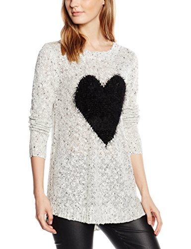 MOLLY BRACKEN E625A16 Felpa, Grigio, Taglia Unica Donna