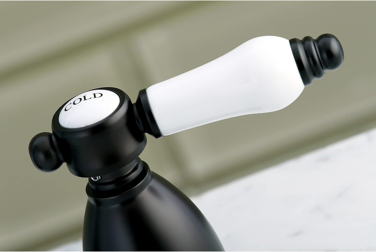 Best Seller Kingston Brass KS1995BPL Bel-Air Widespread Bathroom Faucet, 8-1/2 In Spout Reach, Oil Rubbed Bronze