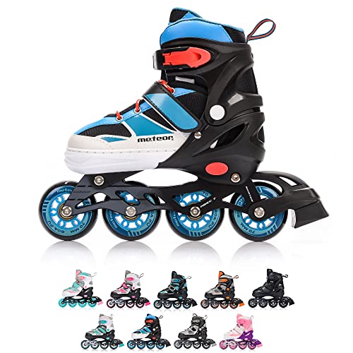 meteor Rox sichere verstellbare Kinder Inline‑Skates – Inliner für...