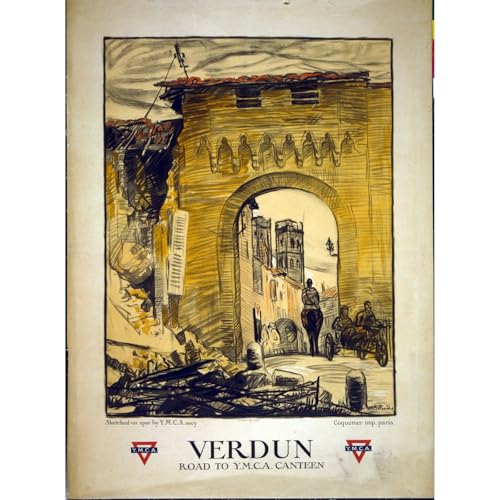 Impression giclée sur toile Verdun pour habiller un grand mur vide de salon ou chambre