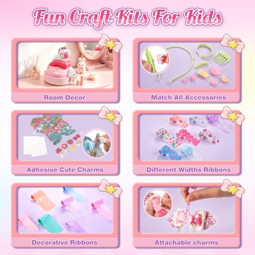 Kit para hacer lazos y diademas que evita el aburrimiento con manualidades de moda 3