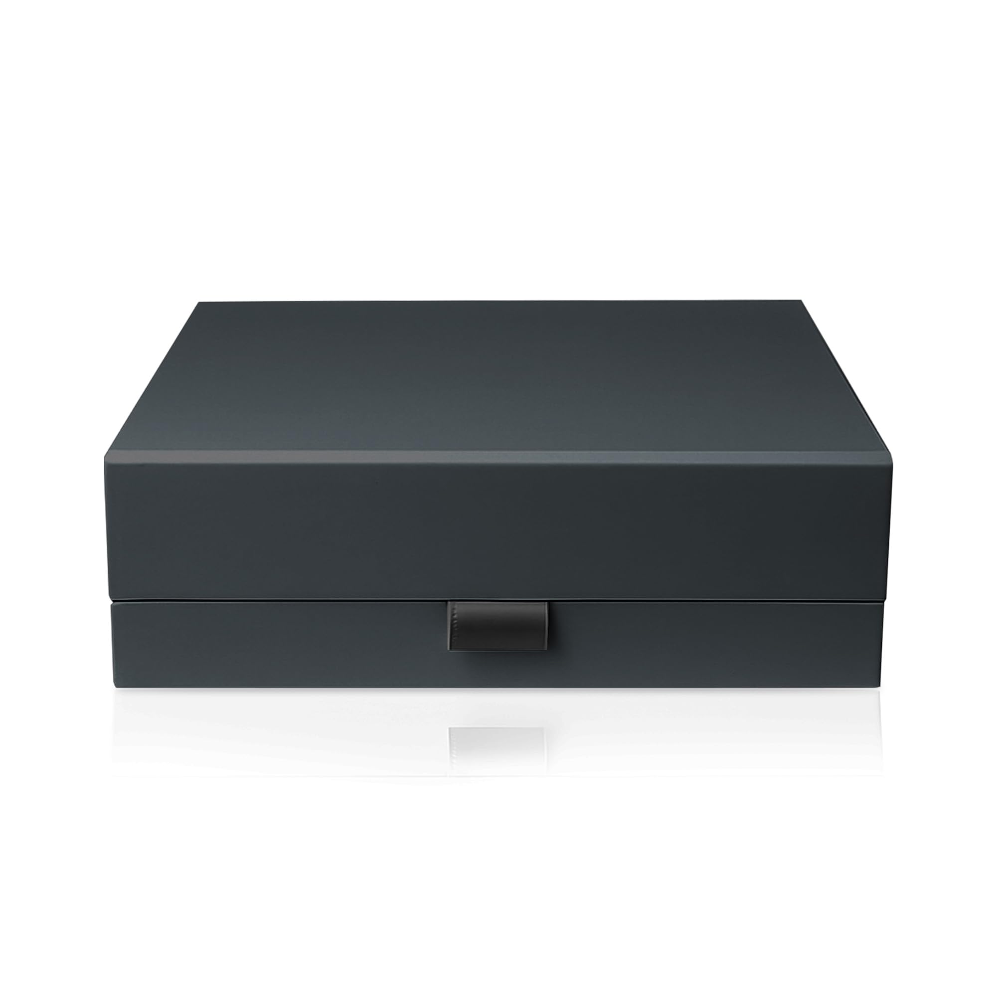 Thepaperbagstore 1 Black Luxury Magnetic Gift Box - 22x17x5cm - Easy Assembly Magnetic Closure/Lid Proposal Boxes - Suitable for Weddings, Bridal Showers, and Gifts