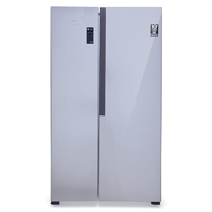 Godrej 564 L Frost Free Side-By-Side Refrigerator (RS EONVELVET 579 RFD PL ST, Platinum Steel, Multi Air Flow System)
