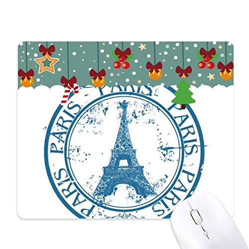 Tapis de souris Paris France en caoutchouc confortable pour le bureau