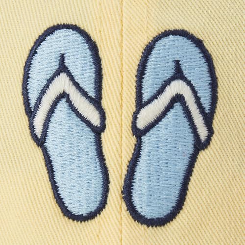 Life is Good - Unisex Flip Flops Chill Cap3