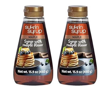 Amazon Com Sukrin Maple Syrup Maple Syrup Substitute With Fiber Low Carb Keto Maple Sweetener Alternative 3 Pack Grocery Gourmet Food