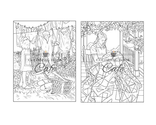 100 Countryside Scenes: An Adult Coloring Book Featuring 100 Amazing Coloring Pages with Beautiful C