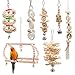 Ertisa Lot de 7 Jouets à mâcher pour Oiseaux, perroquets, perruches, perruches, aras, Oiseaux inséparables