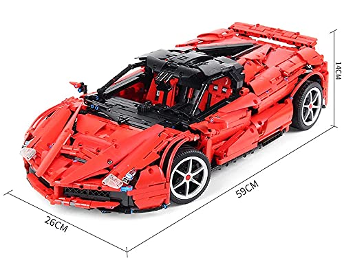 Technic Bausteine Auto 458 Italia Technik Sportwagen 3380 Klemmbausteine – Bild 4