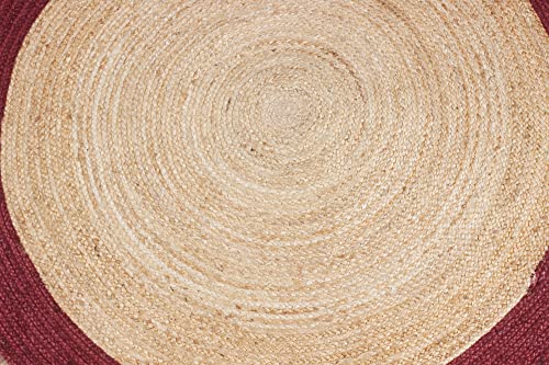 Tapis rond en jute résistant trafic intense pour protéger vos parquets