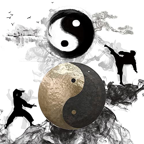 Feng Gong/Wind Gong-Tai Chi-Handgemaakte Gong-Professionele Yoga-Feng shui Gong-Grote maat 50cm-90cm-Inclusief… - Image 3