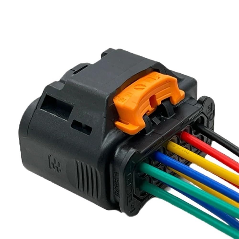 Connecteur Prise 2 Broches Pour Peugeot - Longueur 12.5 Cm - Compatible Capteurs, Klaxon - Faisceau De Câbles De Rechange