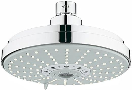 Grohe 27135000 Rainshower Cosmopolitan 160 4-Spray Showerhead, Starlight Chrome