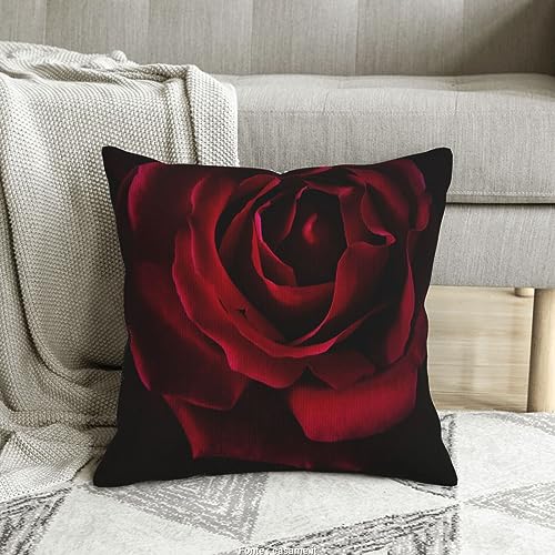Housses de coussin en velours côtelé imprimé roses pour offrir - 8