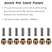 PHEZEN Car Accessory-8pcs Pilot Valve Plunger Kit Set Replaces part2898451,Joystick Pilot Control Plungers Compatible for Caterpill*ar CA*T Skid Steer Loader 216B 226B 232B 242B 246B 268B 277B 287B