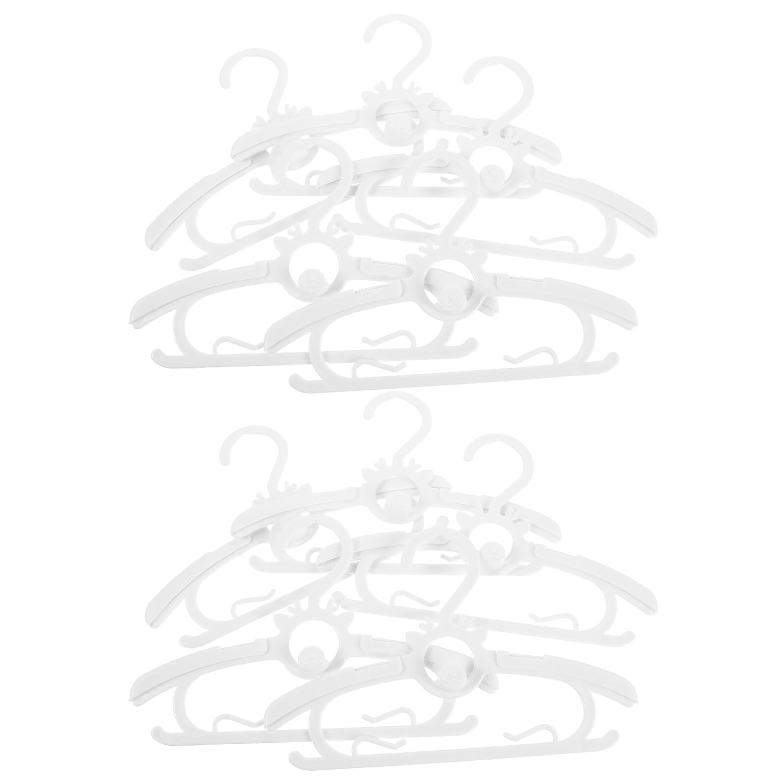TOPBATHY 30piezas Perchas para Ropa Infantil Extensibles y Antideslizantes Organizadores De Armario para Bebés y Pequeños Perchas para Ropa
