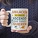 MUGFFINS taza regalo jubilación Jubilación: el único ascenso que todos quieren en Español 330 Ml Imagen de MUGFFINS taza regalo jubilación Jubilación: el único ascenso que todos quieren en Español 330 Ml