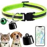 Cat Tracker, Dog Tracker with No Monthly Fees, Pet tracker for Dogs Cats, Cat GPS Tracker Compatible with iOS and Android, Mini Tracking Device for Car, Keys, Wallet, Luggage