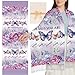 Deorfuy Prayer Shawls for Women, Prayer Scarf Gifts with Box for Mom Teacher, Christian Bible Verse Flower and Butterflies Scarf Birthday Gift for Mother Christmas Thanksgiving (78.7 X 27.5 Inches)
