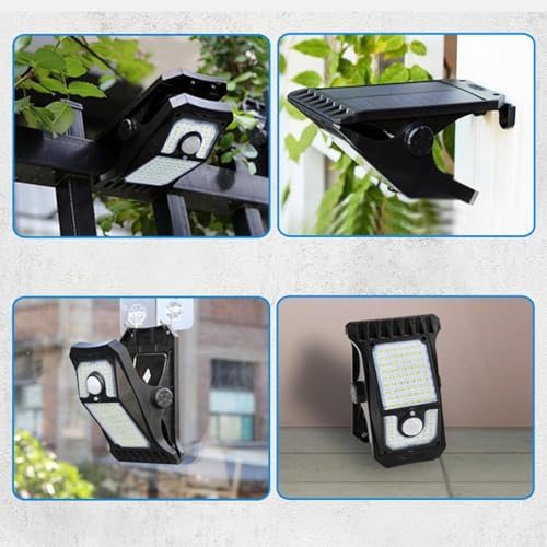 Luces de clip solar para iluminar jardines patios y caminos de entrada 5