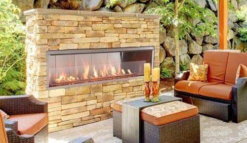 Superior VRE4600 60\" VF Electronic Ignition Outdoor Fireplace - NG - Thumbnail 2