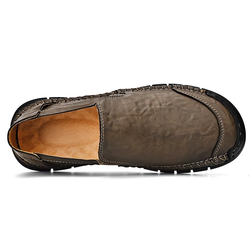 Mens Loafers Slip-On Casual Leather Shoes Lightweight Driving Walking Shoes for Men3