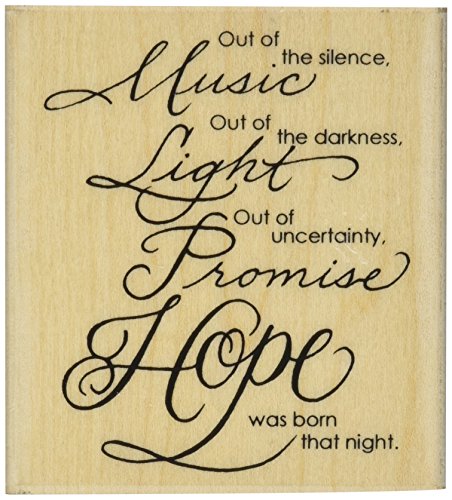 Penny Black Montato Timbro di Gomma Adesivo X 3,5