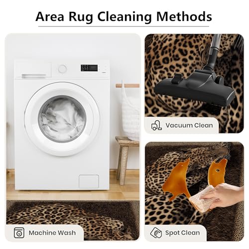 Tapete animal print rectangular 8'x10' Singffuc miniatura 7