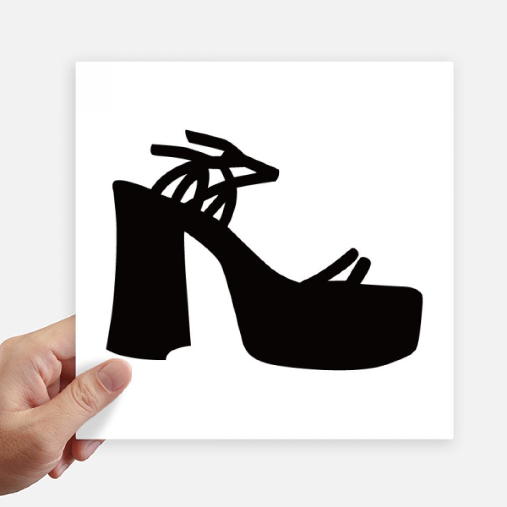 Autocollants silhouette talons hauts 20cm DIYthinker pour déco de valise et pc