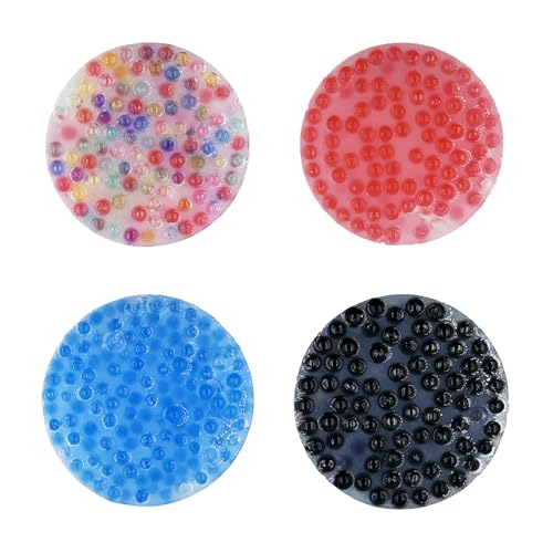 4-Pack Stress-Relief Popping Pads – Portable Non-Toxic Silicone