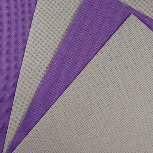 Image of KCS 4 pc of 12 inch x 18 inch(30cmx45cm) 14CT Counted Cotton Aida Cloth Cross Stitch Fabric (Pearl Grey+Lavender)