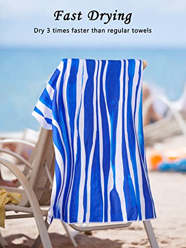 Dolxico Microfiber Beach Towel 32 X 63 Large Sand Free Quick Dry Towel Super Lightweight Travel Towel Personalized Pool Swim Shower Camping Beach Towels Kids Adults Women Beach Accessories Beach Gifts #TOP2