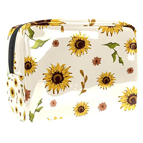 Trousse de maquillage florale pour sac à main lors de vos escapades de week-end