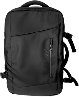 Travel Backpack, Personal Item Bag for Airlines, Travel Backpack for Women, Carry On Backpack, Laptop Backpack, Travel Backpack for Men, 18x14x8 inches Travel Bag (Black)
