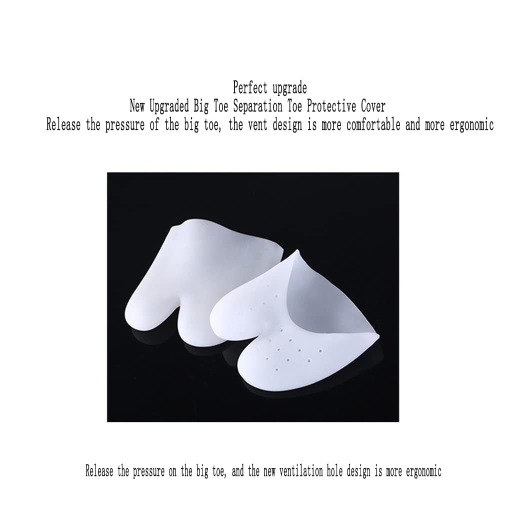Almohadillas de Silicona para el antepié, Separador de Dedos, Plantilla para aliviar el Dolor, cojín para juanete, Corrector de Hallux Valgus, Herramienta para el Cuidado de los pies