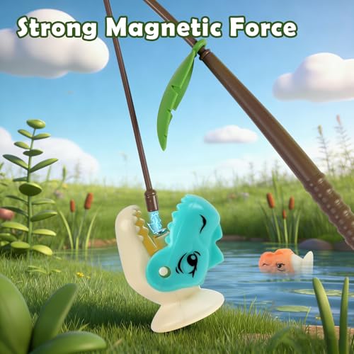 Magnetic Dinosaur Fishing Game para Niños 3-7 Años miniatura 6