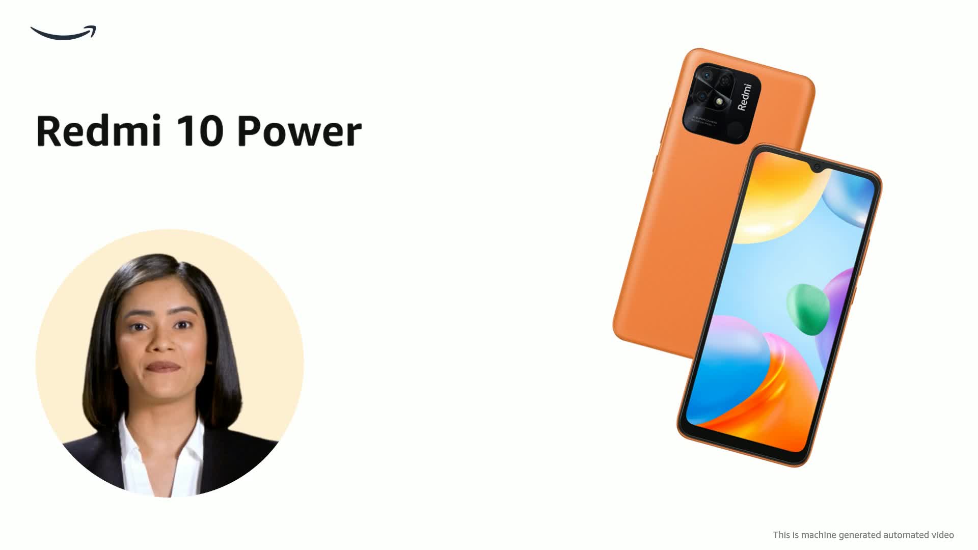 Refurbished) Xiaomi Redmi 10 Power (Sporty Orange, 8Gb Ram, 128Gb